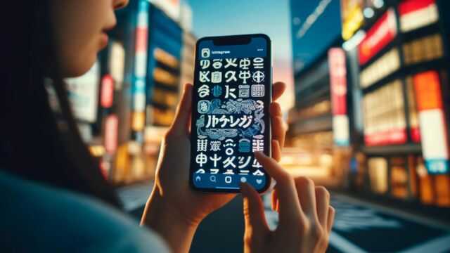 インスタ日本語フォントをコピペ