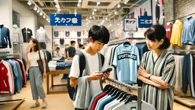 中学生の服1着の平均値段はいくら？