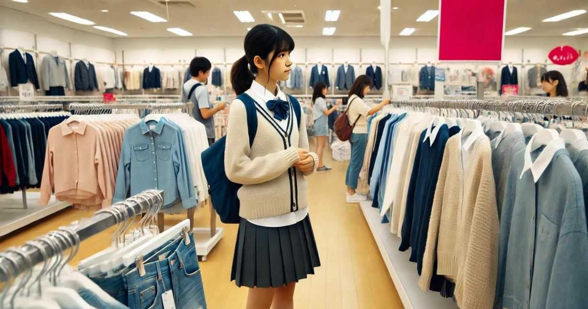 中学生の服1着の平均値段はいくら？