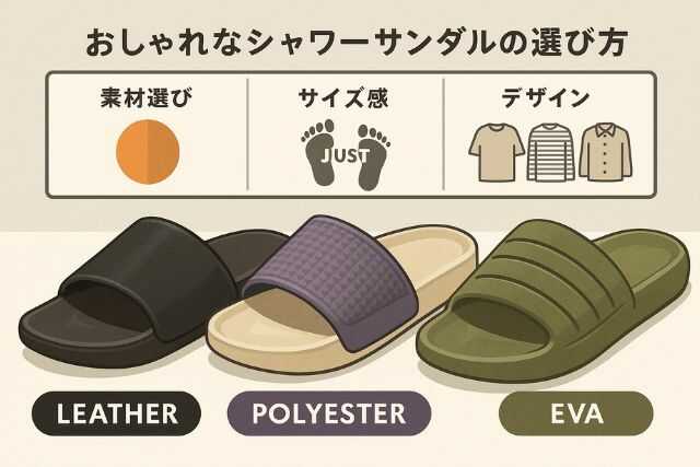おしゃれなシャワーサンダル決定版!