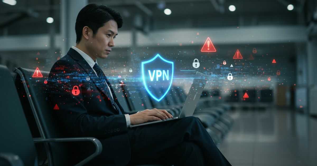 フリーWi-Fiの危険性と5つの対策｜ホテルでの情報漏洩を防ぐVPNとは？
