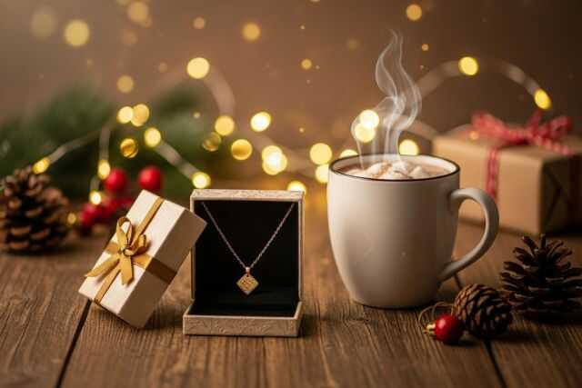 クリスマスプレゼントのネックレスを彼女へ