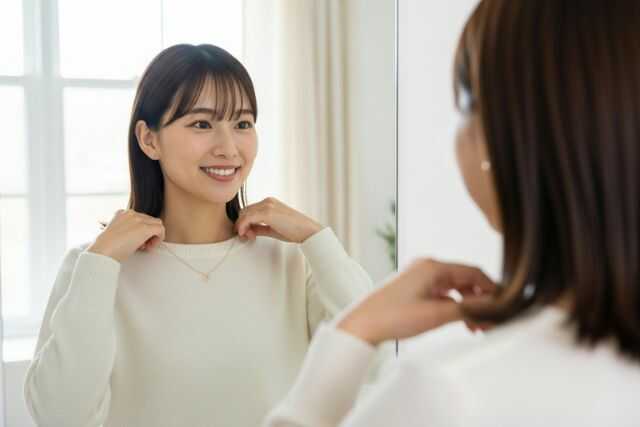 クリスマスプレゼントのネックレスを彼女へ